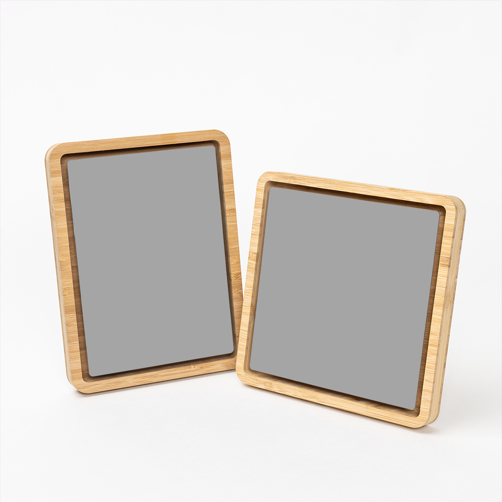 Bamboo Tabletop Frame 6x6 and 5x7 on white Launch 006 preview