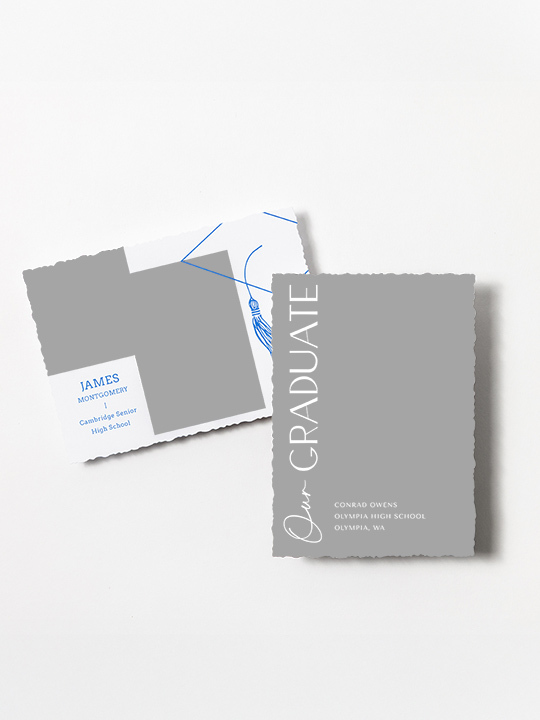 WHCC Cards 2 Minimal Grad Cards on White preview