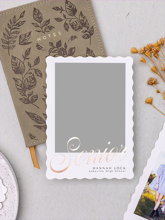 WHCC Cards Foil Script Announcement Senior foil styled4 preview