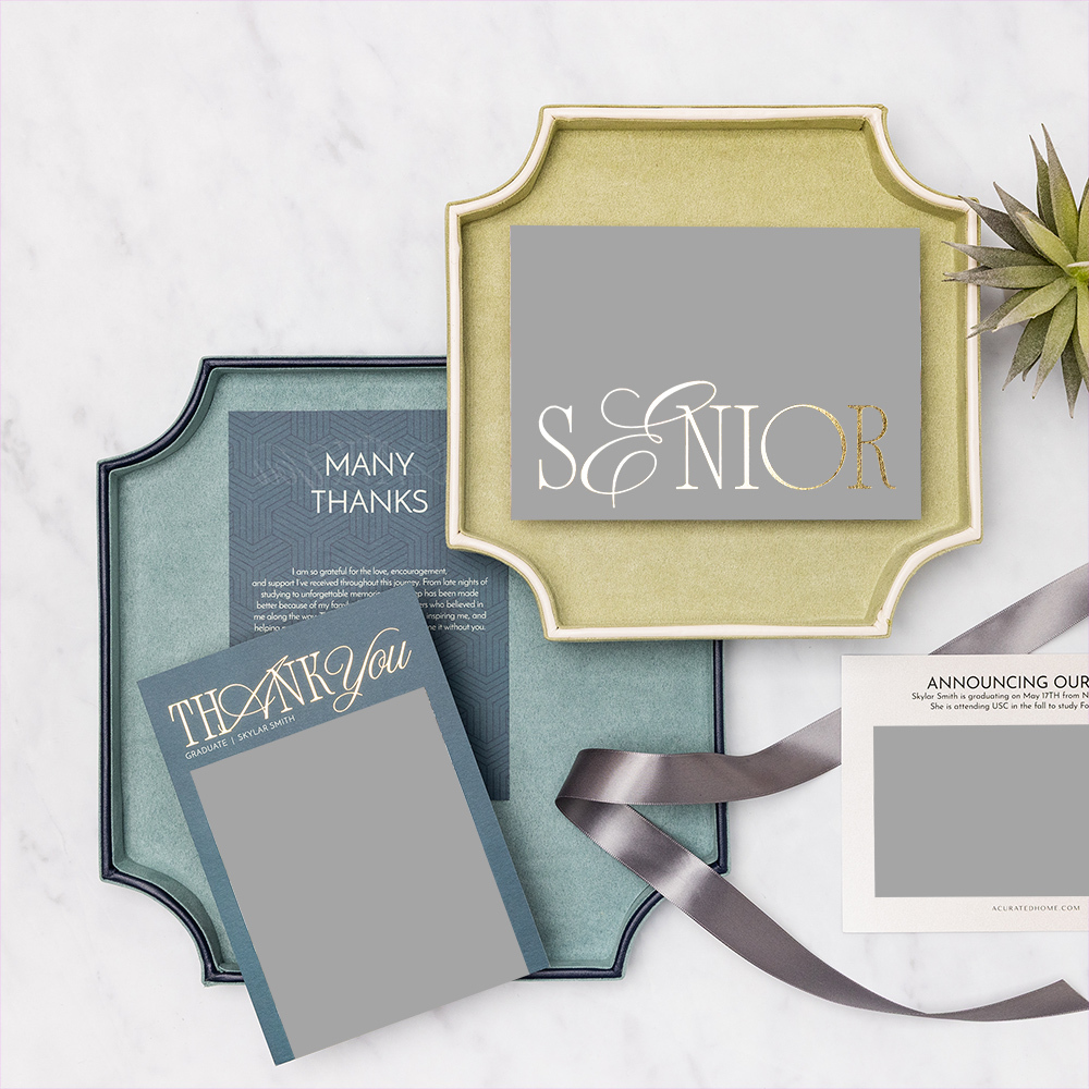 WHCC Cards Foil Senior Pride Grad Card Suite in Green Scene preview