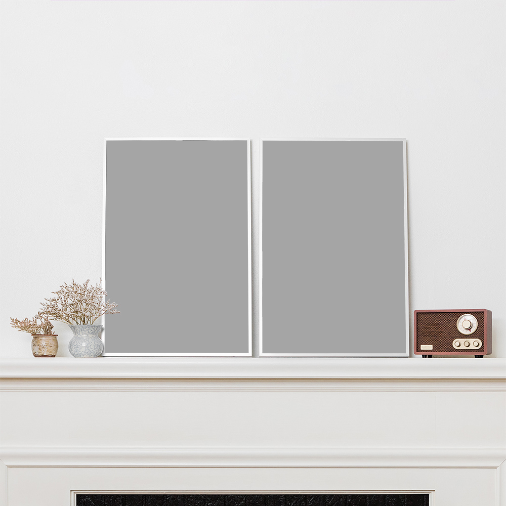 WHCC Historic Charm 2 20 X30 Modern Metal Silver Framed Prints on Mantel WHCC Historic Charm 2 20 X30 Modern Metal Silver Framed Prints on Mantle preview